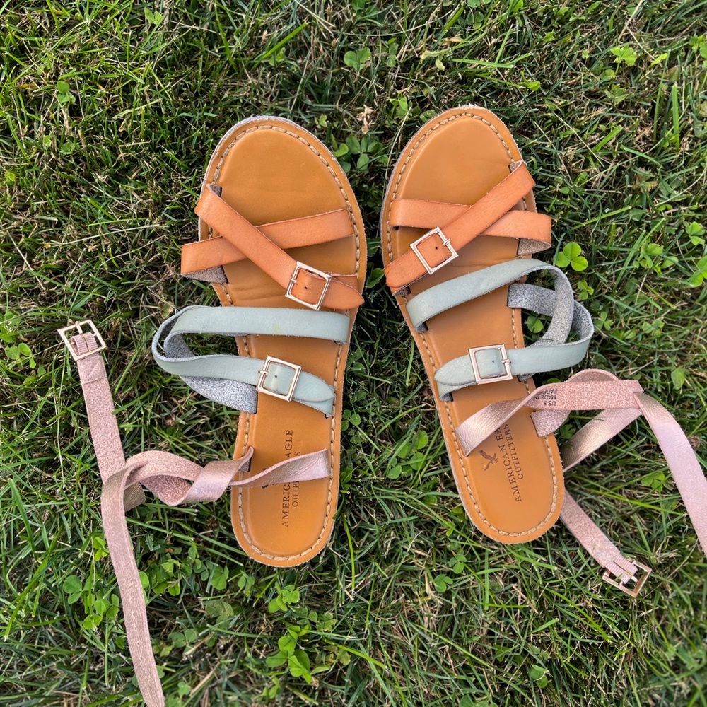 American Eagle Strappy Sandals